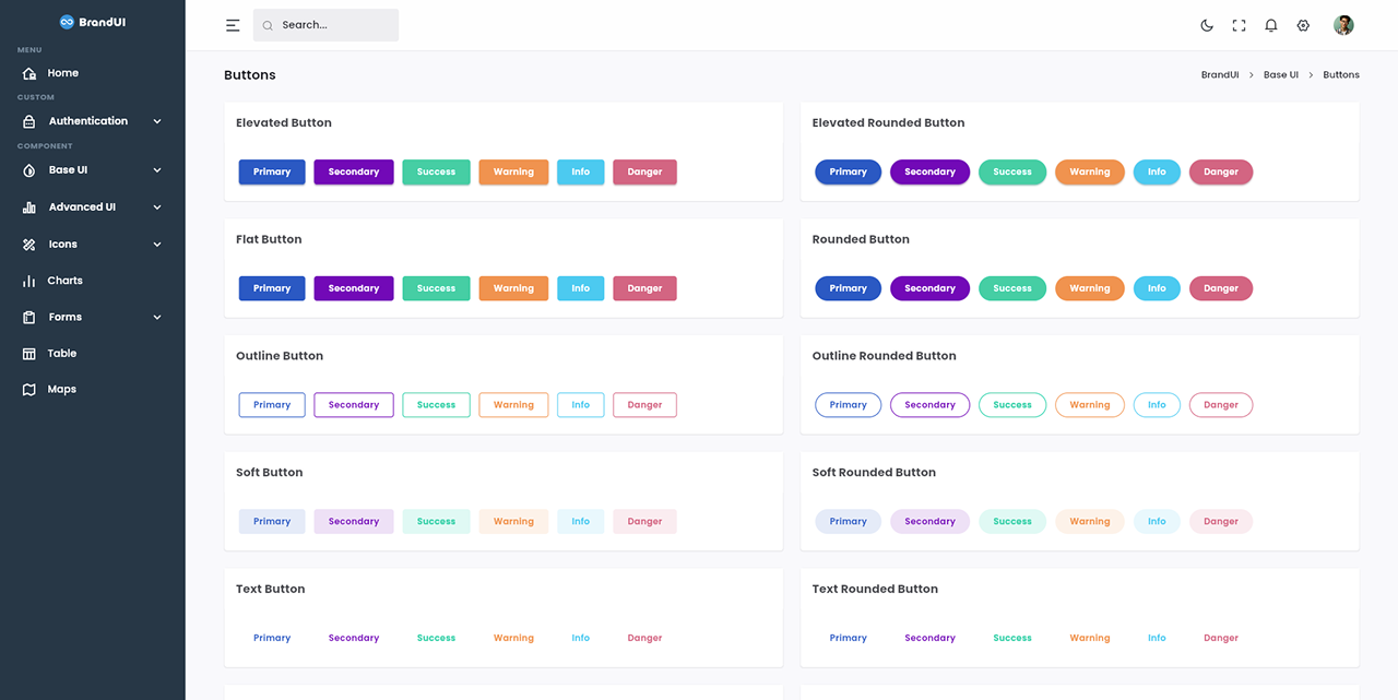 Enterprise Management Platform screen